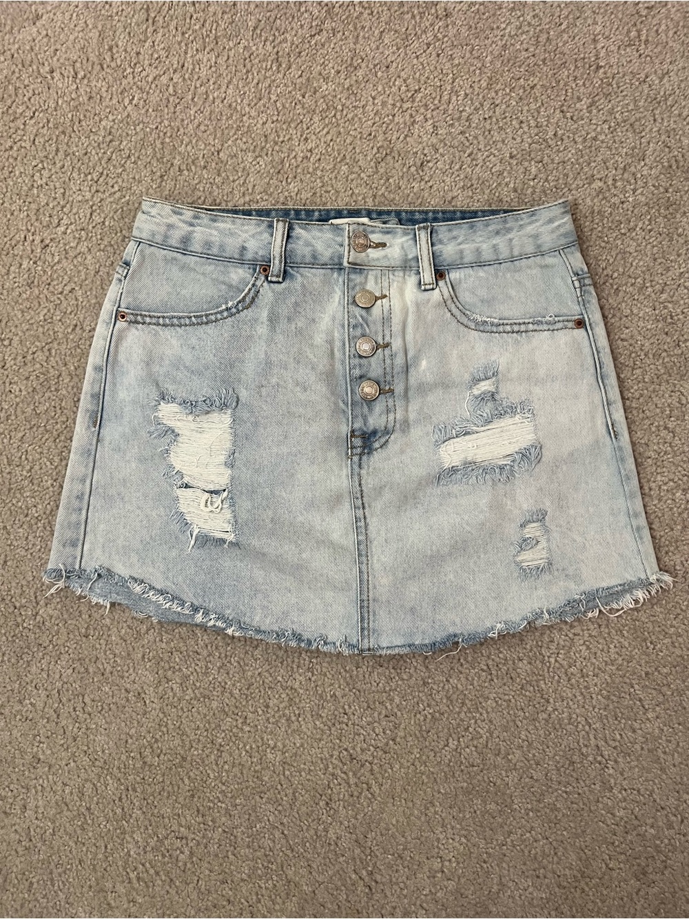 Forever 21 Denim Mini Skirt Size 26